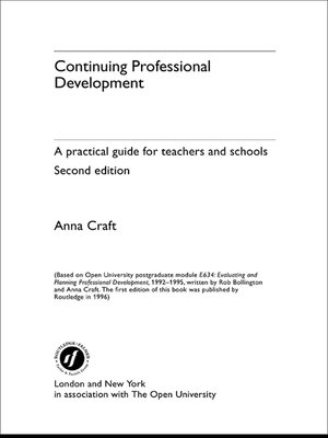 cover image of Continuing Professional Development